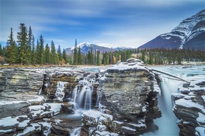 Sunwapta Falls im Jasper Nationalpark